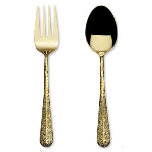 Sable Gold Set of 2 Serving Fork and Spoon