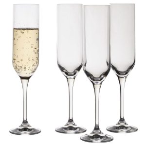 Upton Set of 4 Champagne Flute Glasses