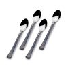 Alyse Burnished Black Set of 4 Mini Coffee Spoons