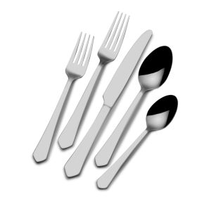Almond 20 Piece Flatware Set. Service for 4