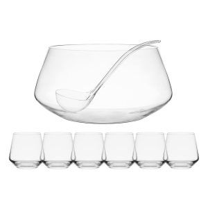 Akimbo 8 Piece Punch Bowl Set