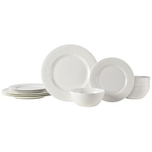Ashlyn Vegan Bone™ 12 Piece Dinnerware Set. Service for 4