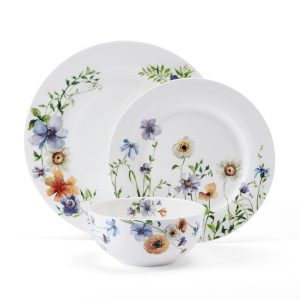 Audrina 12 Piece Dinnerware Set. Service for 4