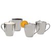 Double Wall Stainless Steel Set of 4 Mugs