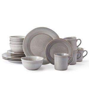 Ellie Grey 16 Piece Dinnerware Set. Service for 4
