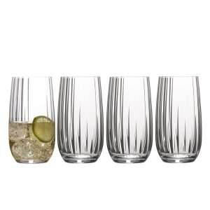 Gail Optic Set of 4 Highball Glasses