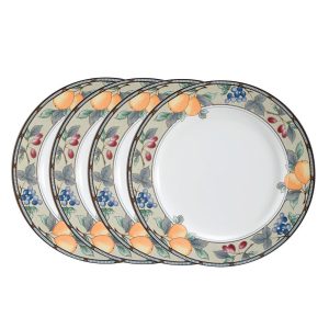 Garden Harvest® Set of 4 Dinner Plates