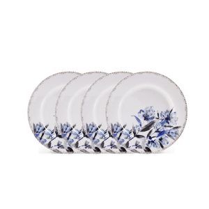 Kaia Platinum Set of 4 Salad Plates