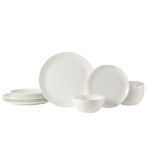 Kamryn Vegan Bone™ 12 Piece Dinnerware Set. Service for 4