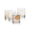 Party Set of 4 Double Old Fashioned Whiskey Glasses