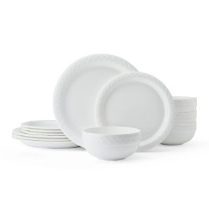 Shay 12 Piece Dinnerware Set. Service For 4