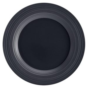 Swirl Graphite Round Platter
