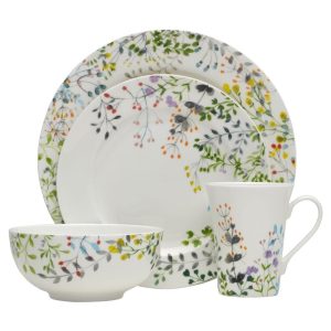 Tivoli Garden 16 Piece Dinnerware Set. Service for 4